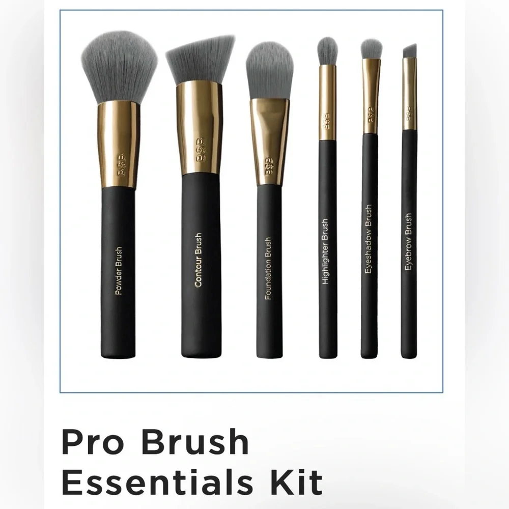 Billion Dollar Brushes Charcoal Makeup Brush Set - NIB